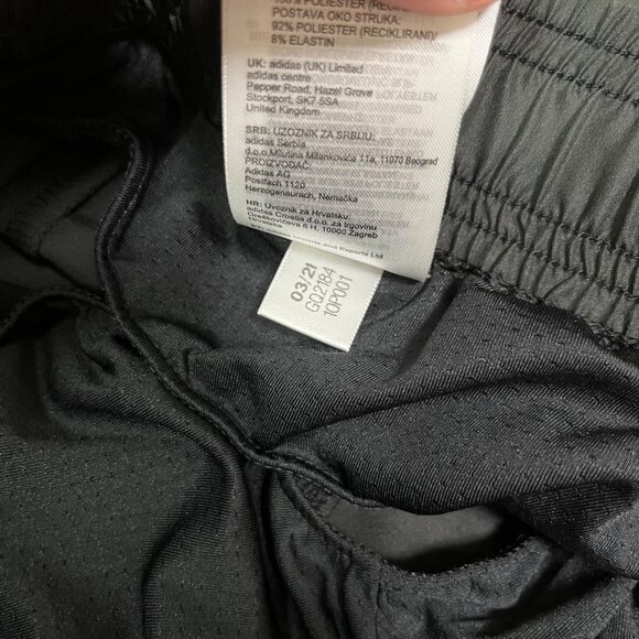 Adidas x Karlie Kloss Athletic Mid Rise Loose Running Shorts Black NWT Size S - Picture 9 of 9